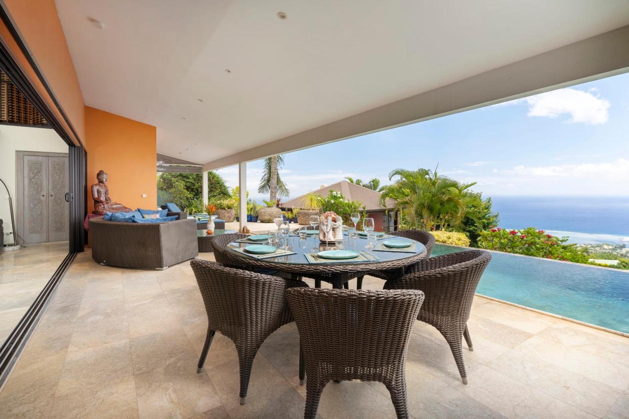 Magnifique Villa Vue Mer Exceptionnelle - Ireina Punaauia  Ngoại thất bức ảnh